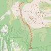 Trace GPS Gite du volcan - Gite de basse Vallée, itinéraire, parcours