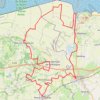 Trace GPS Baie du Mont-Saint-Michel - Circuit des Polders, itinéraire, parcours