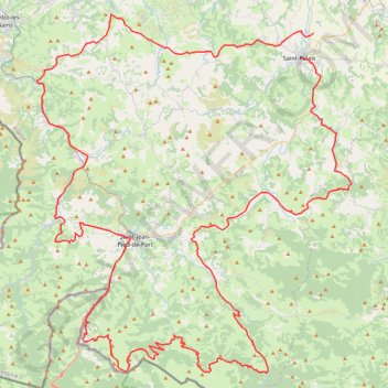 Trace GPS Itinéraire de Aïcirits-Camou-Suhast à Saint-Palais, itinéraire, parcours