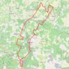 Trace GPS St Sulpice vers Matha 36.5 kms, itinéraire, parcours