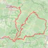 Trace GPS Saint-Dié-des-Vosges à Gérardmer, itinéraire, parcours