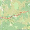 Trace GPS Sur le Gr 72 du Pont-de-Montvert au Mas-de-la-Barque, itinéraire, parcours