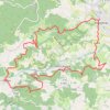 Trace GPS Vaugneray : Col de la Fausse - Aduts - Giraud, itinéraire, parcours