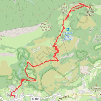Trace GPS Mont Pibel avec Anne, itinéraire, parcours