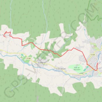 Trace GPS Sur les Pas des Huguenots - Le Poët-Laval - Dieulefit, itinéraire, parcours