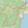 Trace GPS Pic de l'Ours, par les singles de Théoule et le ravin des Lentisques, itinéraire, parcours