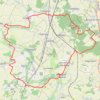 Trace GPS Montignac Charente par Genac 47 kms, itinéraire, parcours