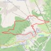 Trace GPS Montgenèvre - Grand Balcon en boucle, itinéraire, parcours
