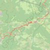 Trace GPS Chemin de Compostelle : Roncevaux - Zubiri, itinéraire, parcours