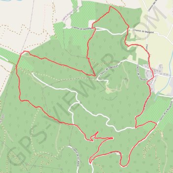 Trace GPS Autour de l'oppidum de Gaujac, itinéraire, parcours