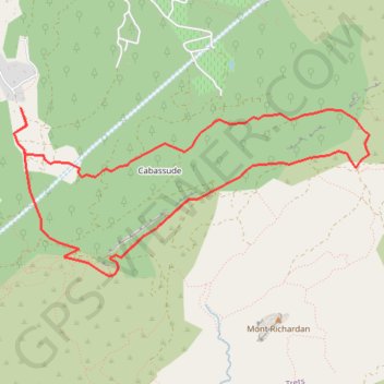 Trace GPS Regagnas - Ermitage de Saint-Jean du Puy, itinéraire, parcours