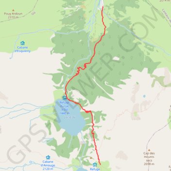 Trace GPS Cirque d'Espingo, itinéraire, parcours