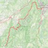 Trace GPS GR9 de Grenoble (Isère) à Beaufort-sur-Gervanne (Drôme), itinéraire, parcours