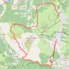 Trace GPS Tours de Pied Moutet (Isere 2 alpes), itinéraire, parcours