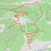 Trace GPS Boucle à Turckheim, itinéraire, parcours
