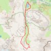 Trace GPS Cirque d'Estaubé depuis le lac des Gloriettes, itinéraire, parcours