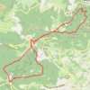 Trace GPS La Croix de Montvieux, itinéraire, parcours