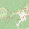Trace GPS Crêt de la Perdrix (42) - Massif du Pilat, itinéraire, parcours