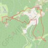 Trace GPS Raquettes autour du Crêt de l'Oeillon, itinéraire, parcours