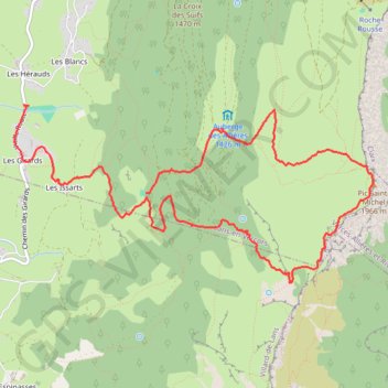Trace GPS Lunch Hike, itinéraire, parcours