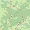 Trace GPS Hargibel et Peña de Alba en circuit depuis Beartzun, itinéraire, parcours