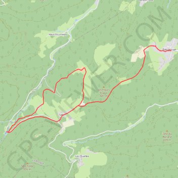 Trace GPS Circuit de l’Étang du Coucou, itinéraire, parcours