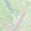 Trace GPS GR 655 De Blaye à MDP par P.d'A.(Gironde) (2021), itinéraire, parcours