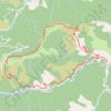 Trace GPS Sentier de Saint-Marcel-de-Fontfouillouse - Les Plantiers, itinéraire, parcours