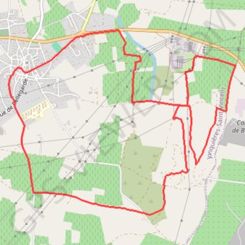 Trace GPS Sur les traces de la Via Domitia - Jonquières-Saint-Vincent, itinéraire, parcours
