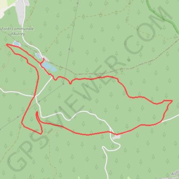 Trace GPS Orage sur la Mortagne (Autrey), itinéraire, parcours