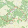 Trace GPS Autour de Dampierre, itinéraire, parcours