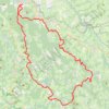 Trace GPS Guéret - Saint-Georges La Pouge - Masgot - Guéret, itinéraire, parcours