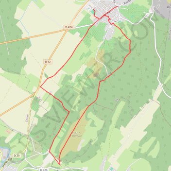 Trace GPS Trail des Monts de Gy, itinéraire, parcours