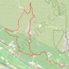 Trace GPS Plaine du Trou du Rat - Cheval-Blanc, itinéraire, parcours