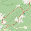 Trace GPS Le Mont Ventoux en randonnée par Saint-Colombe, itinéraire, parcours
