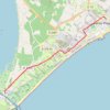 Trace GPS Chichoulet Valras (retour route), itinéraire, parcours