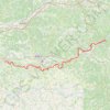 Trace GPS GR6 De Sainte Foy-la-Grande (Gironde) à Eyzies-de-Tayac-Sireuil (Dordogne), itinéraire, parcours