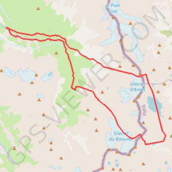 Trace GPS Arnes-baounet, itinéraire, parcours