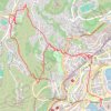 Trace GPS Monaco - La Turbie, itinéraire, parcours