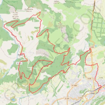 Trace GPS 2022 - Maratrail 3 Cols 47 km, itinéraire, parcours