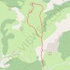 Trace GPS Lauvet d'Ilonse sylvie, itinéraire, parcours