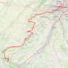 Trace GPS GR86 De Toulouse à Aurignac (Haute-Garonne), itinéraire, parcours