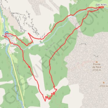 Trace GPS Le Plateau des écureuils, itinéraire, parcours