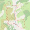Trace GPS Coaraze - L' Engarvin, itinéraire, parcours
