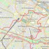 Trace GPS Paris rive gauche, itinéraire, parcours