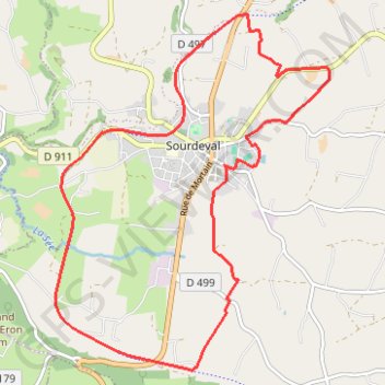 Trace GPS Vallée de la Sée - À la croisée de la Sée Rousse et de la Sée Blanche, itinéraire, parcours
