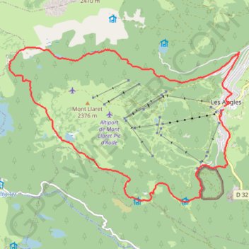 Trace GPS La Balmeta - Pyrénées, itinéraire, parcours