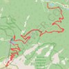Trace GPS Ascension du Mont Ventoux par la Face Nord, une version "sauvage" du Géant de Provence, itinéraire, parcours