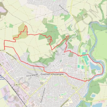 Trace GPS Puy de Bane, itinéraire, parcours