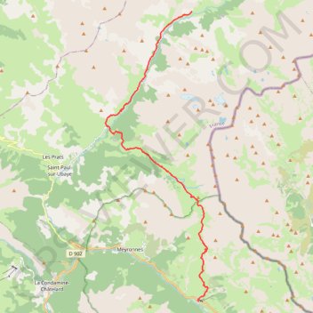 Trace GPS Traversée des Alpes - Étape 22, itinéraire, parcours